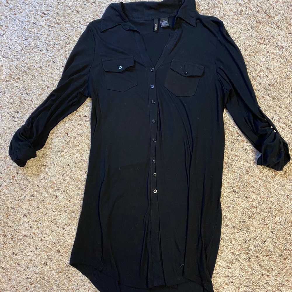 Black long sleeve dress